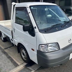 ボンゴトラック　ホワイト　ダブルタイヤ　車庫保管　27000キロ　ワンオーナー　の画像