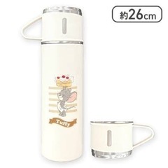 新品 トムとジェリー 2カップ付きステンレスボトル①の画像