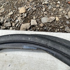 未使用　ブリヂストン製自転車のタイヤの画像