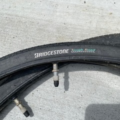 未使用　ブリヂストン製自転車のタイヤの画像