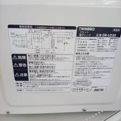 リユースのサカイ太田店★ジモティ割あり★ TWINBIRD 電子レンジ  18年製 ／クリーニング済み OJ10509の画像