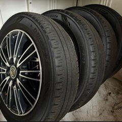 軽自動車全般向け　アルミホイールと夏タイヤ4本セット価格の画像