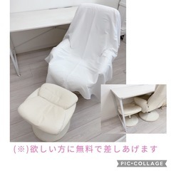【使用歴浅い・美品】(チェア＆スツールおまけ付き)160cmパソコンデスクの画像