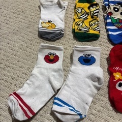 キャラクターソックス15足まとめ売りの画像