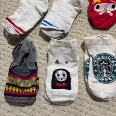 キャラクターソックス15足まとめ売りの画像