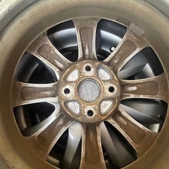 スズキ純正15インチアルミホイール付夏タイヤ、165/60R15の画像