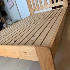 セミダブル　ベッドフレームの画像