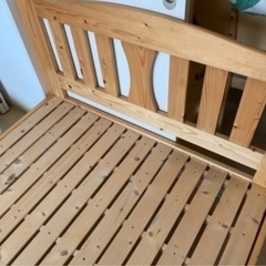 セミダブル　ベッドフレームの画像