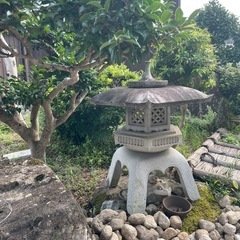 庭石、灯籠、植木等　無料で貰ってくださいの画像