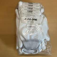 AS ONE アズピュア PUク―ル手袋（オ―バ―ロックタイプ）LL 10双入の画像