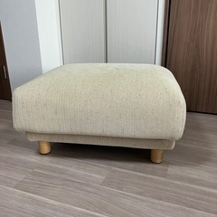 無印良品　オットマン　カバー付きの画像