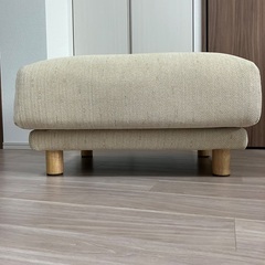 無印良品　オットマン　カバー付きの画像