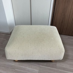 無印良品　オットマン　カバー付きの画像