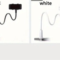 美品⭐︎多機能スマホホルダー3つセット　調整可能なクランプ付　ベッドサイド＆デスク用スタンド　滑り止めスポンジパッド付きで撮影にも最適の画像