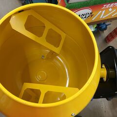 【引取限定】新品　アルミス 電動コンクリートミキサー まぜ太郎 新品 AMZ-50Y ドラム50L【ハンズクラフト戸畑店】の画像