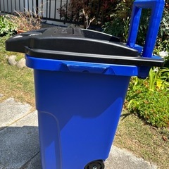 リス 大型 ゴミ箱 キャスターペール ブルー 45L 2輪 排水栓付き 日本製 の画像