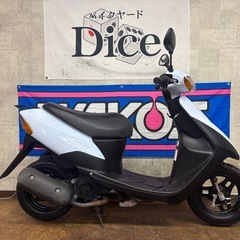 🉐即乗りOK！　スズキ　レッツⅡ　セル1発　2スト　実働車　原付　バイクの画像