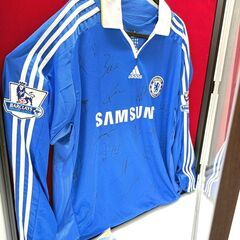 アディダス/adidas サイン入りユニフォーム チェルシー/CHELSEA SAMSUNG BARCLAYS 2008〜2009 証書付きの画像