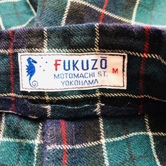 FUKUZO チェック柄キュロットパンツの画像