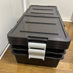 ベッド下収納ボックス×4の画像