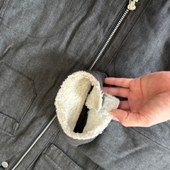 デニムジャケット 裏起毛の画像