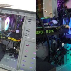 [ピカピカゲーミングPC] 本体+モニター+マウス+キーボードのフルセット！](Win11HOME) Core I7+16GB-RAM+GTX670の画像