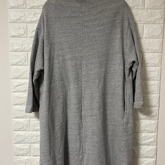 AMERICAN HOLIC グレー ガウンコート Mサイズ　スウェット素材の画像