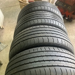 美品　夏タイヤ　アルミホイル付　 255/40R18 トヨタ　ダンロップ　の画像