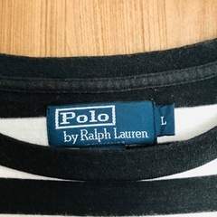 Polo by Ralph Lauren ストライプTシャツ Lサイズの画像