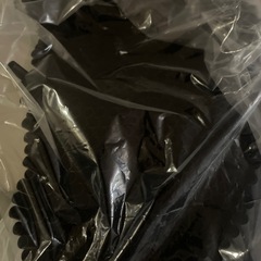 わらおストロー　ストレートストロー　　500本×2  黒　　の画像