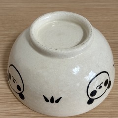 益子焼＊パンダのどんぶりの画像