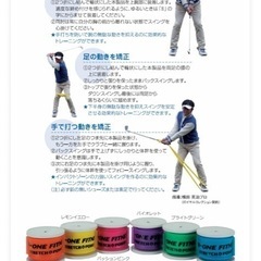 TRI-ONE FITNESSゴルフ練習器の画像