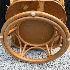 ✨ラタン回転式座椅子✨ の画像