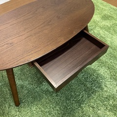 【リユース☆エコちょっぷ】オーバルセンターテーブルの画像