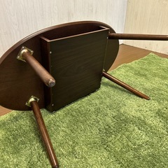 【リユース☆エコちょっぷ】オーバルセンターテーブルの画像