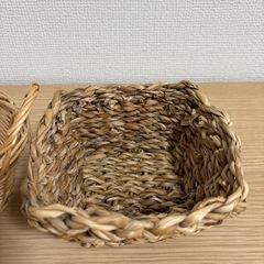 天然素材のカゴセットの画像