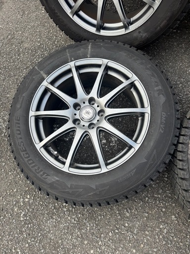 ロクサーニスポーツ 18in 7.5J +38 PCD114.3 トーヨー ウィンタートランパスTX 225/60R18 エクストレイル CX-5 CX-8