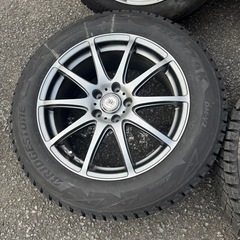 ロクサーニスポーツ 18in 7.5J +38 PCD114.3 トーヨー ウィンタートランパスTX 225/60R18 エクストレイル CX-5 CX-8の画像