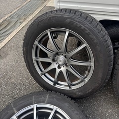 ロクサーニスポーツ 18in 7.5J +38 PCD114.3 トーヨー ウィンタートランパスTX 225/60R18 エクストレイル CX-5 CX-8の画像