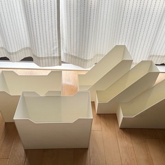 ニトリ　ポリプロピレンファイルボックスの画像