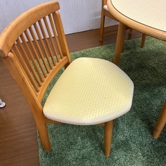 【リユース☆エコちょっぷ】希少品　昭和レトロ　ダイニングセットの画像
