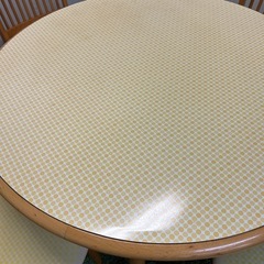 【リユース☆エコちょっぷ】希少品　昭和レトロ　ダイニングセットの画像