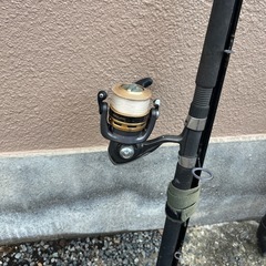 釣竿　リール付きの画像