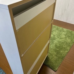 【リユース☆エコちょっぷ】スリム収納　玄関収納の画像