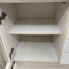 ★リユースのサカイ春日部店★KJ11266  サイドボード ホワイト H88×W89×D42 クリーニング済みの画像