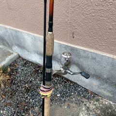 釣竿　ルアー付きの画像