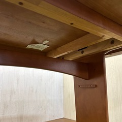 【リユース☆エコちょっぷ】折りたたみ　ダイニングテーブル　広さ調整の画像