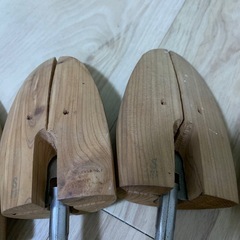 木製 シューキーパー S Mサイズ 三足セット　メンズの画像