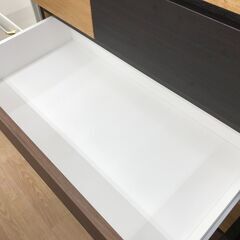 ★リユースのサカイ春日部店★KJ11267 ニトリ ハイチェスト ブラウン H131×W80×D42 クリーニング済みの画像