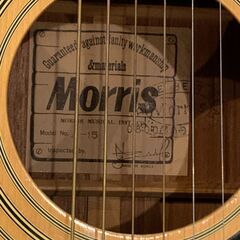 MORRIS アコースティックギター F-15 ハードケース付き   の画像